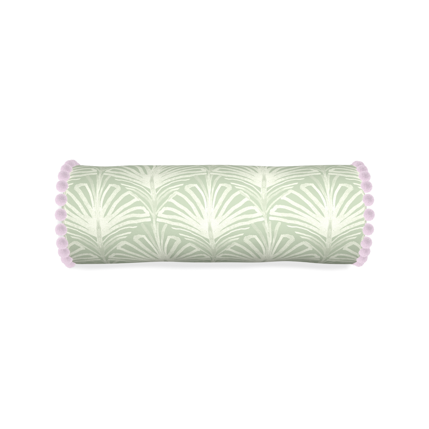 Bolster suzy sage custom pillow with l on white background
