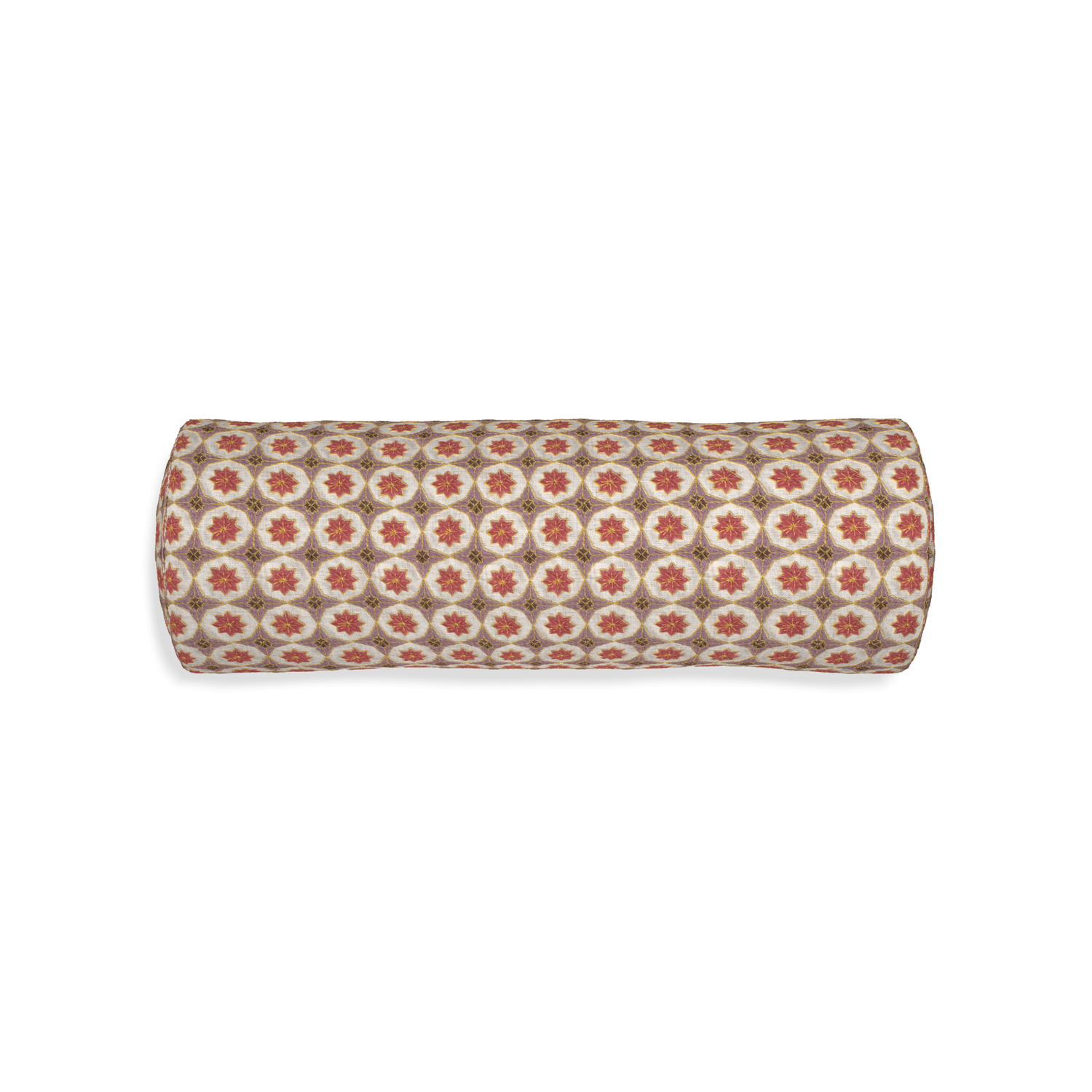 Bolster hayes coral custom coral geometricpillow with none on white background