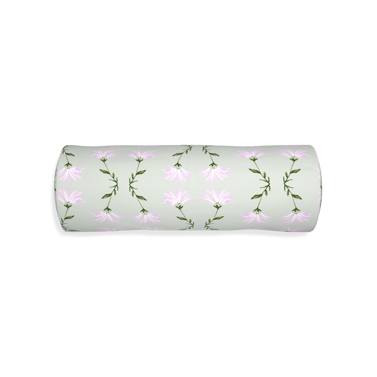 Bolster marina sage custom pillow with none on white background