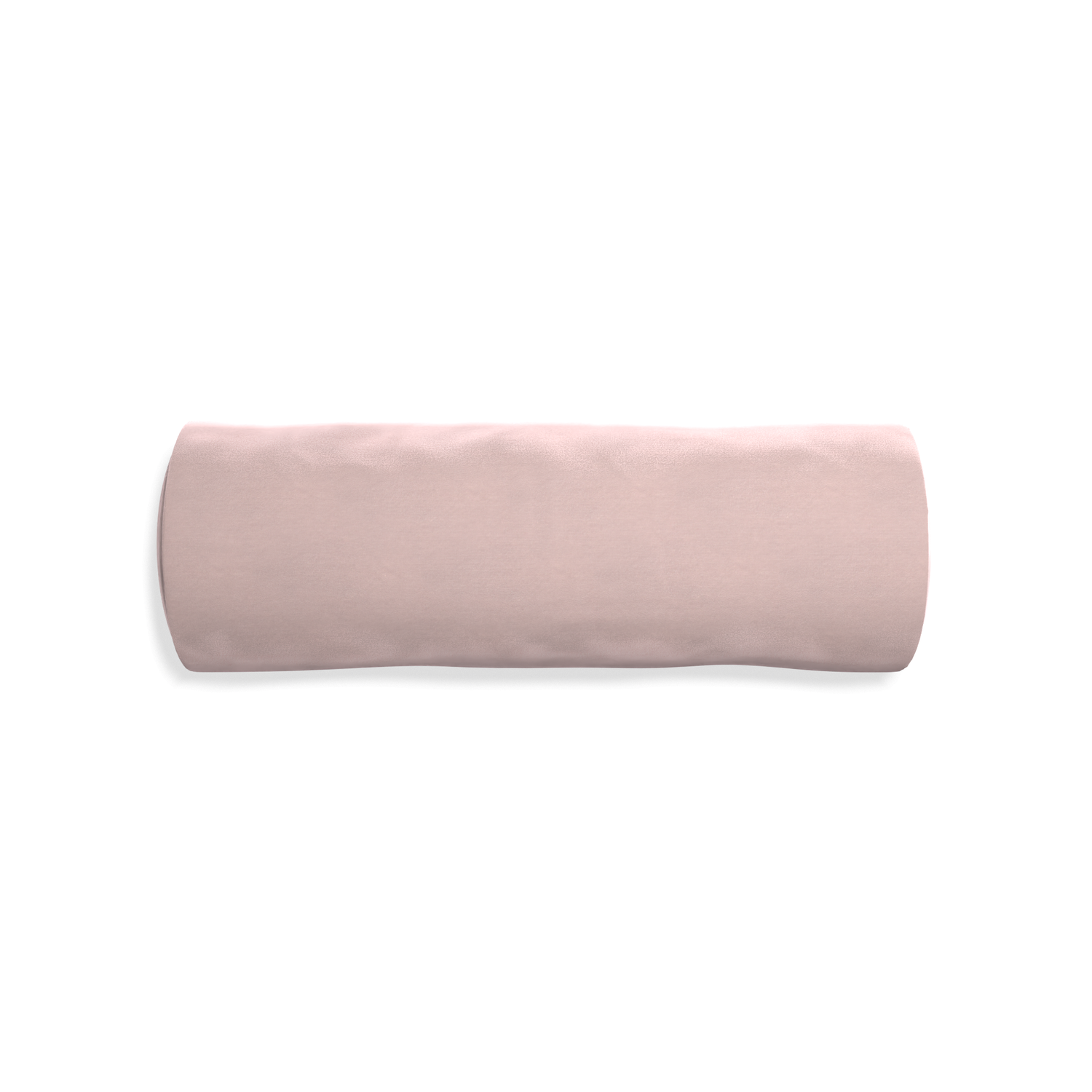 bolster light pink velvet pillow