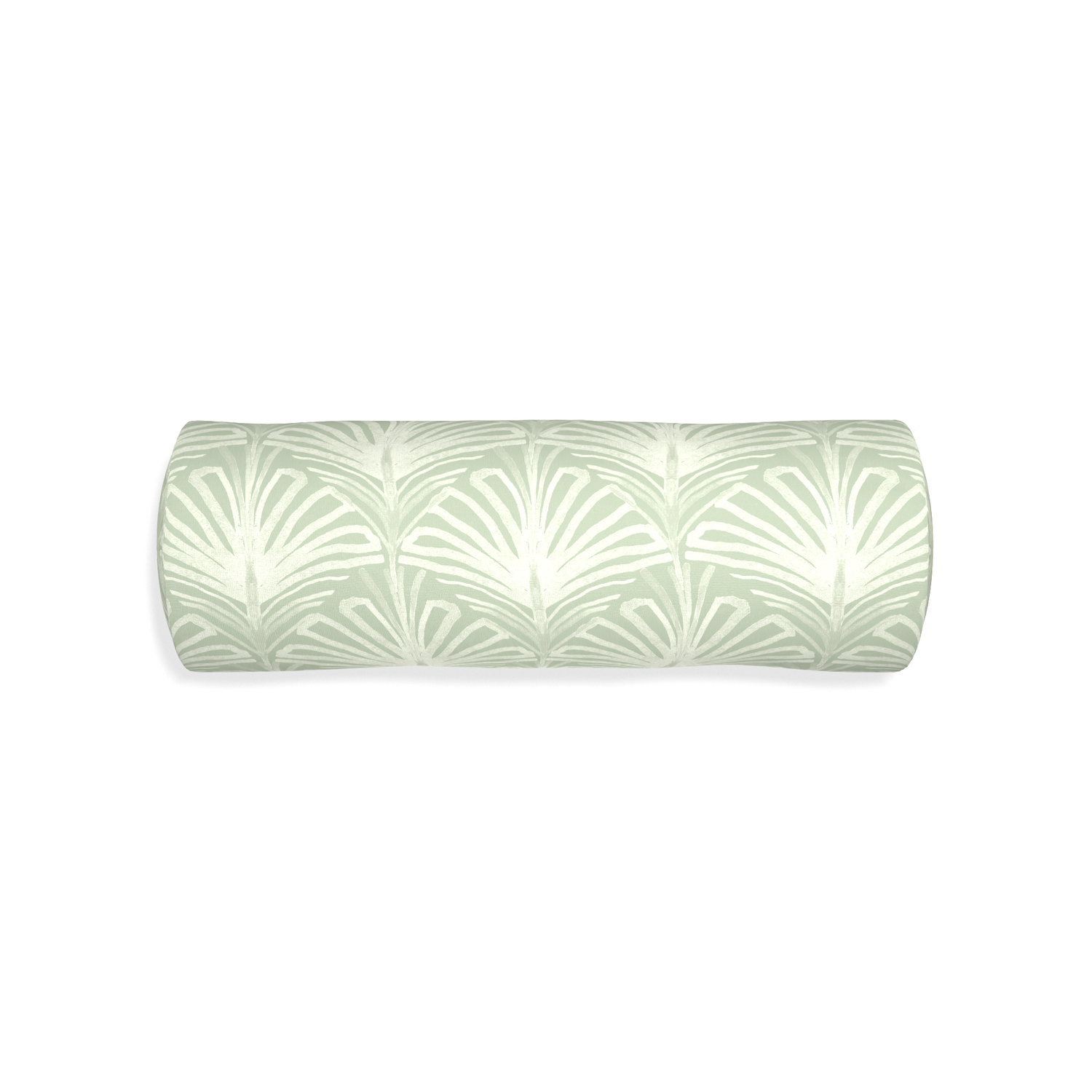 Bolster suzy sage custom sage green palmpillow with none on white background