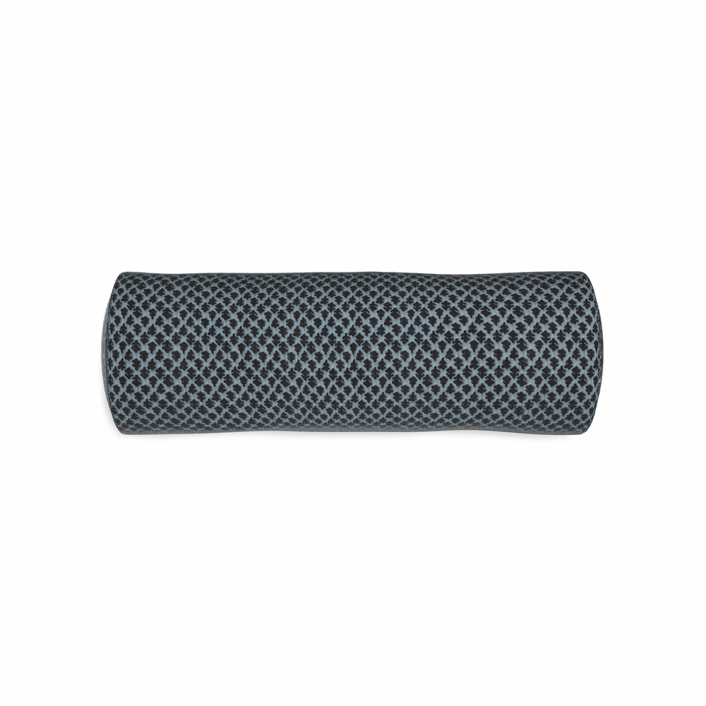 Bolster quinn aegean custom pillow with n on white background