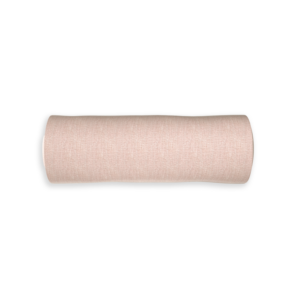 Bolster dahlia custom pillow with n on white background