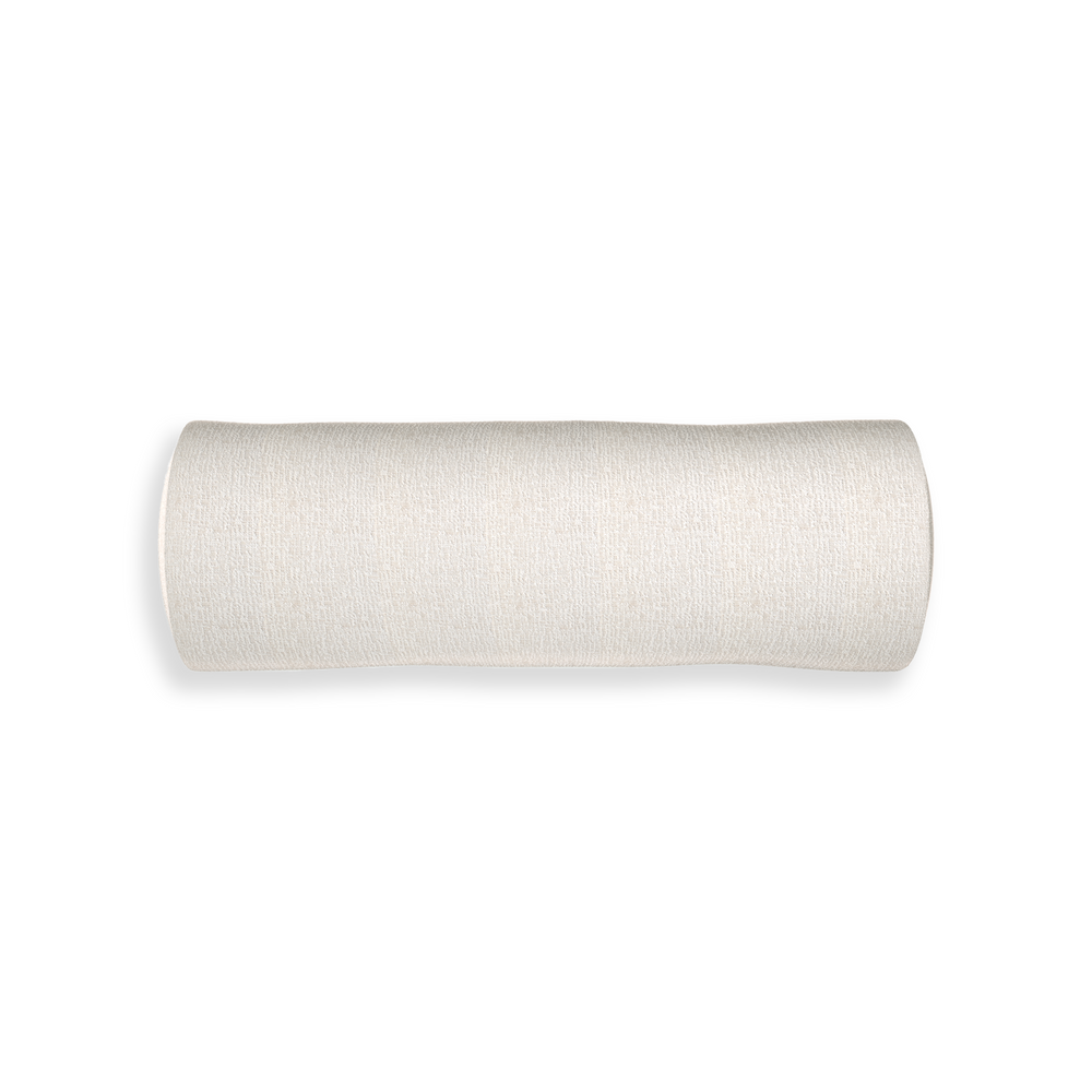 Bolster sand custom pillow with n on white background