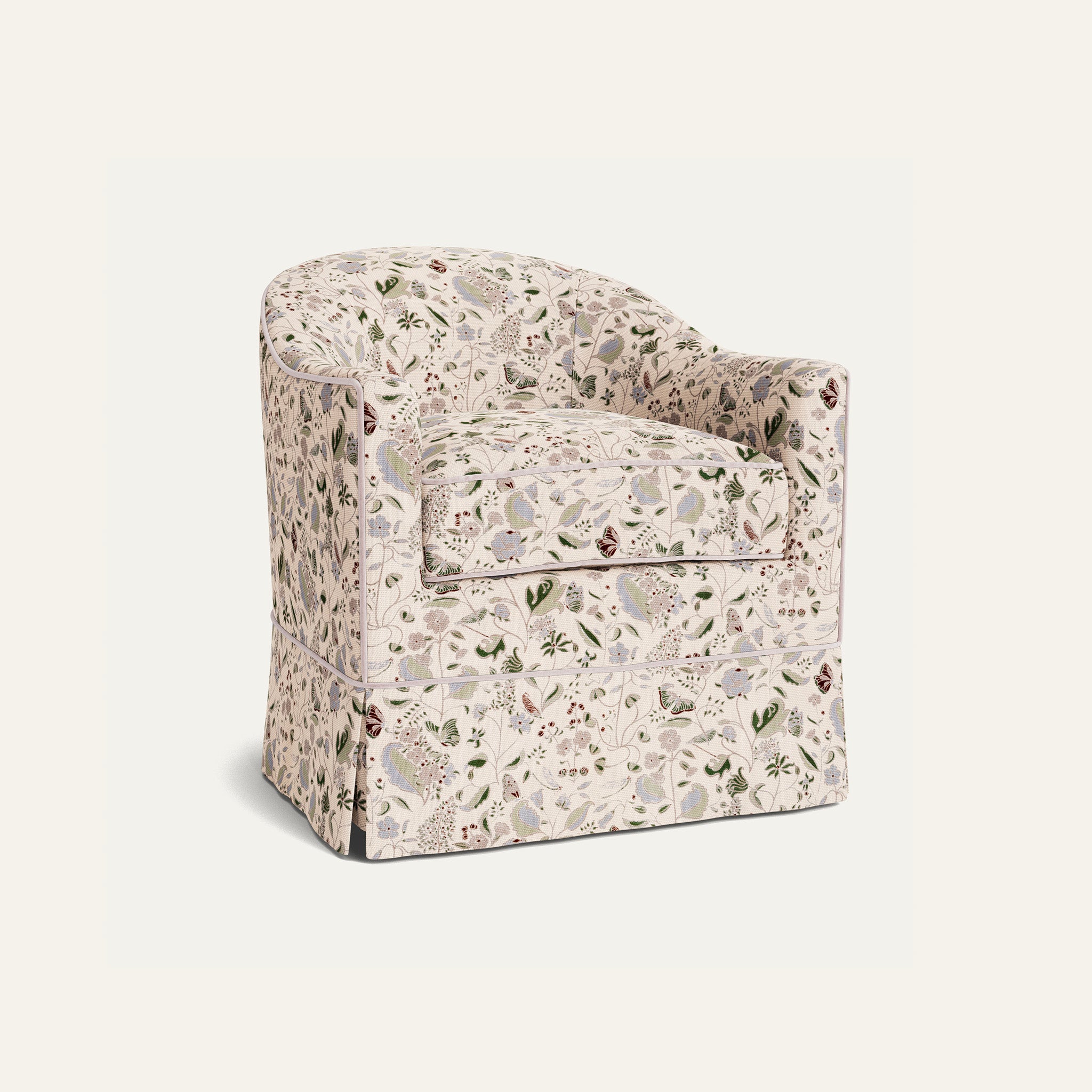 『TOYOFURNITURE』トーヨー ロッキングチェア チェア 椅子 花柄. Floral Pink Chair: Adeline in Gemma Rose | Pepper Home