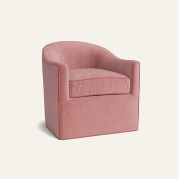 FEATURED: Shown with Upholstered Base / Cosmo Velvet Welt