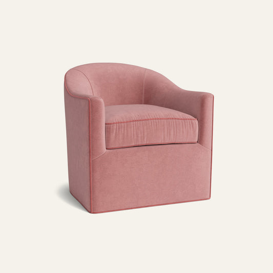 FEATURED: Shown with Upholstered Base / Cosmo Velvet Welt