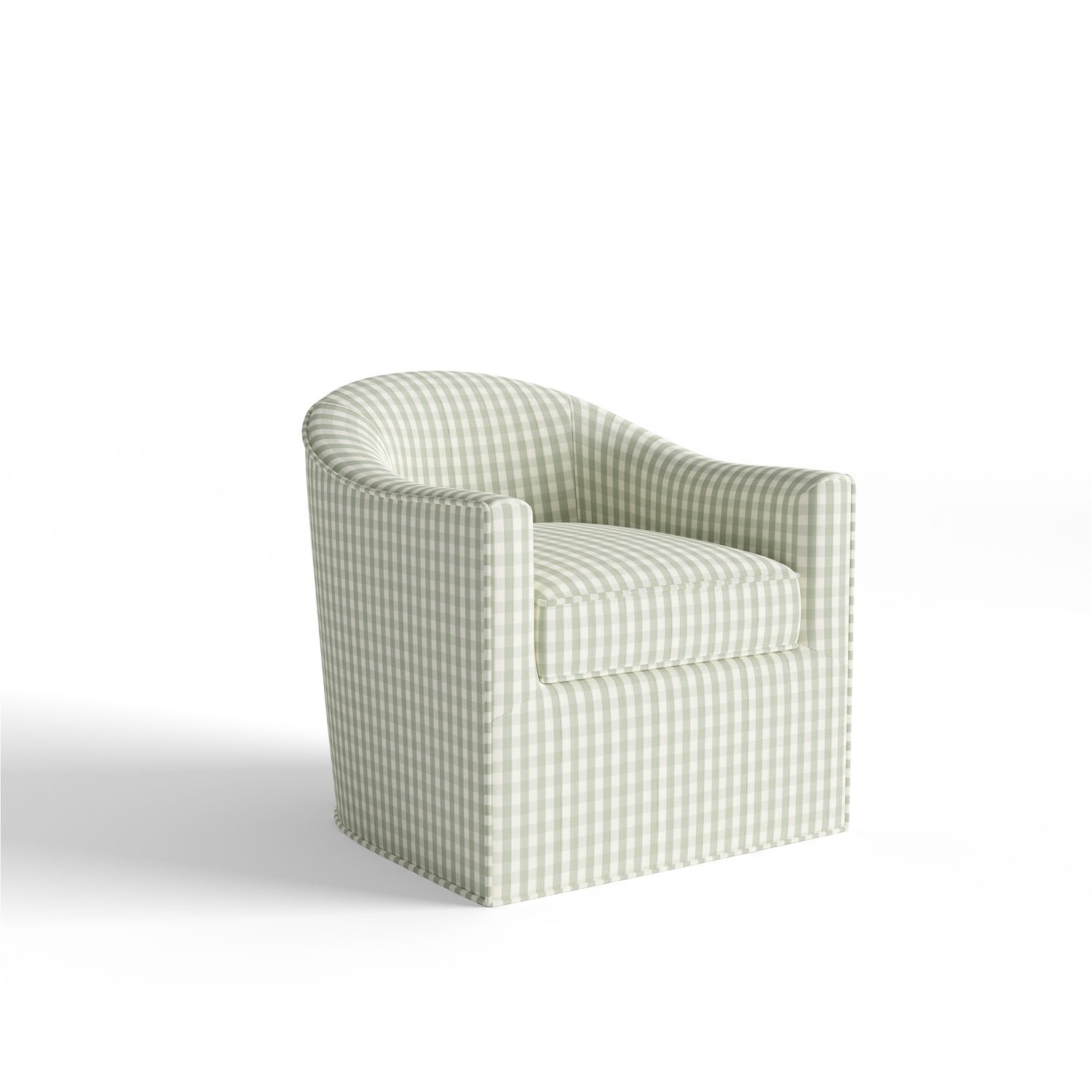 Green Gingham Custom Chair