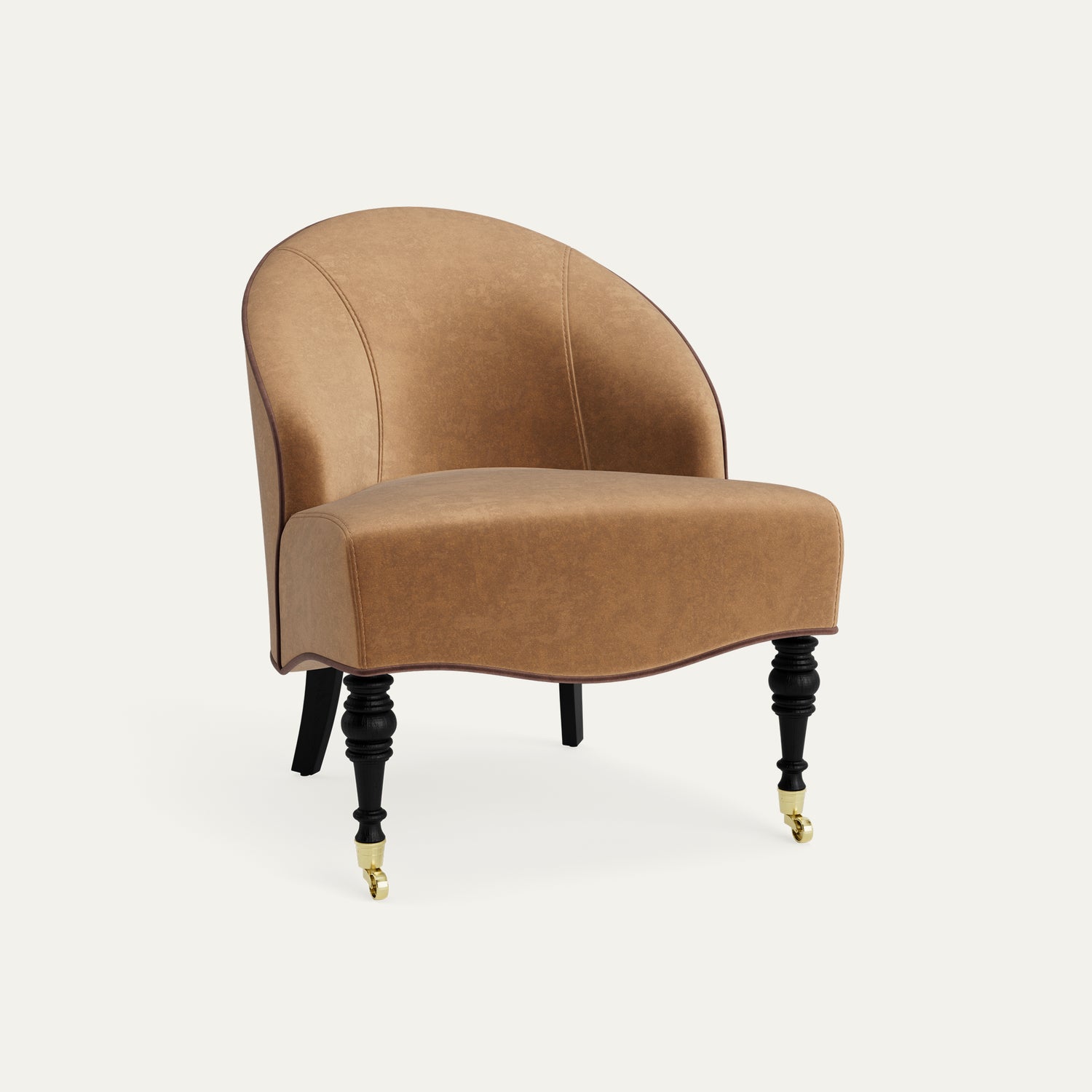 FEATURED: Shown with Ebony / Walnut Velvet Welt