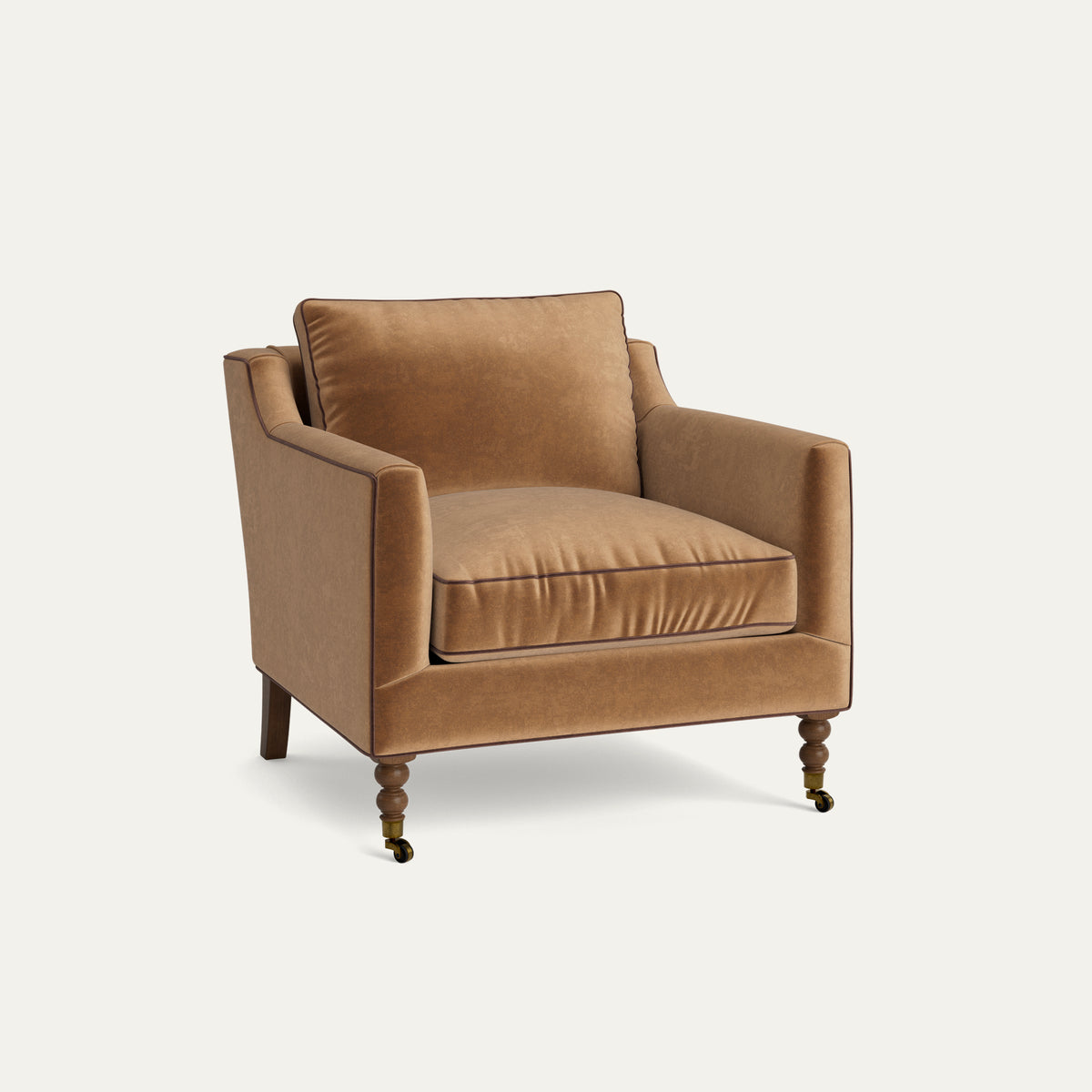 FEATURED: Shown with Tobacco / Walnut Velvet Welt