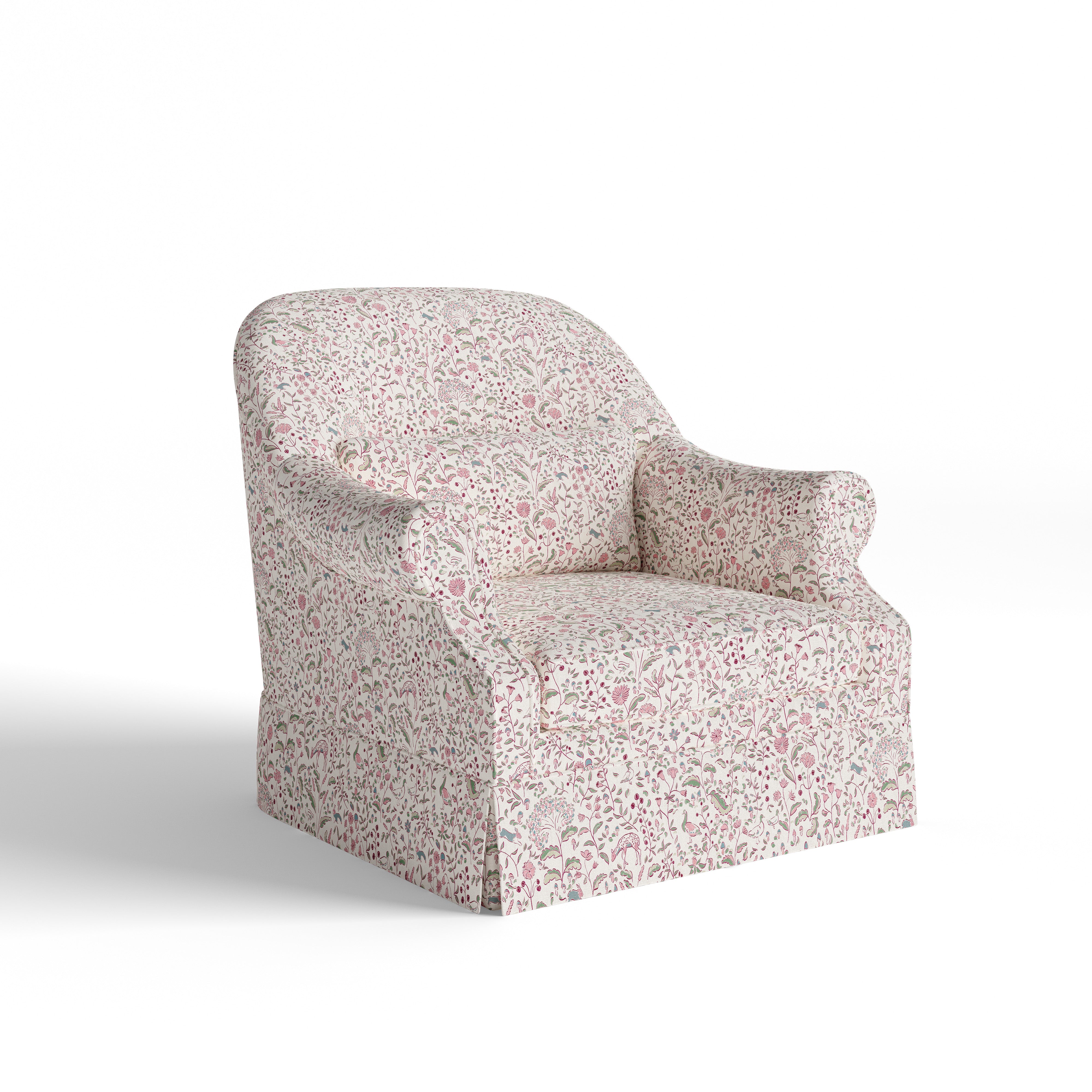 Ruby Burgundy Custom Dorothy Chair - Thumbnail 2