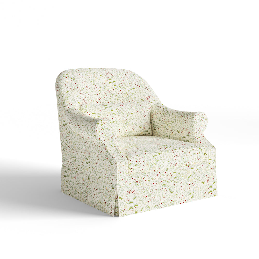   ruby moss custom on white background
