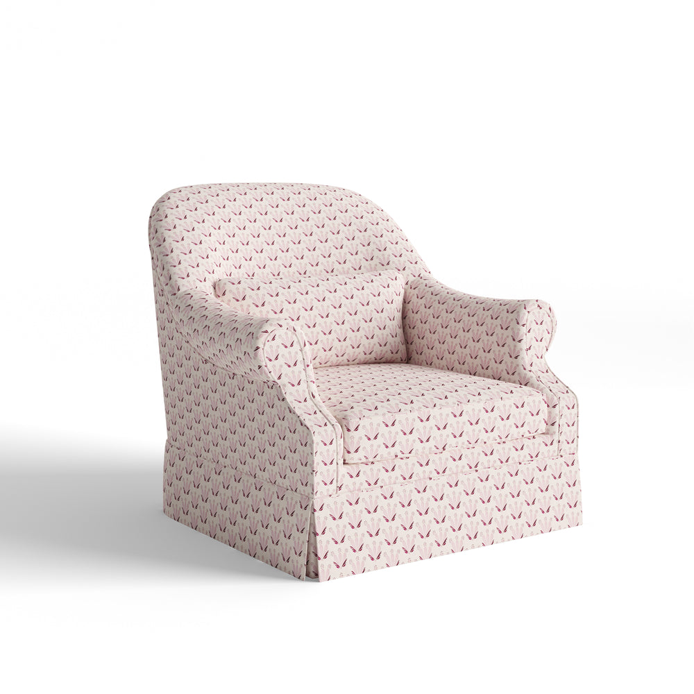   serena pink custom on white background