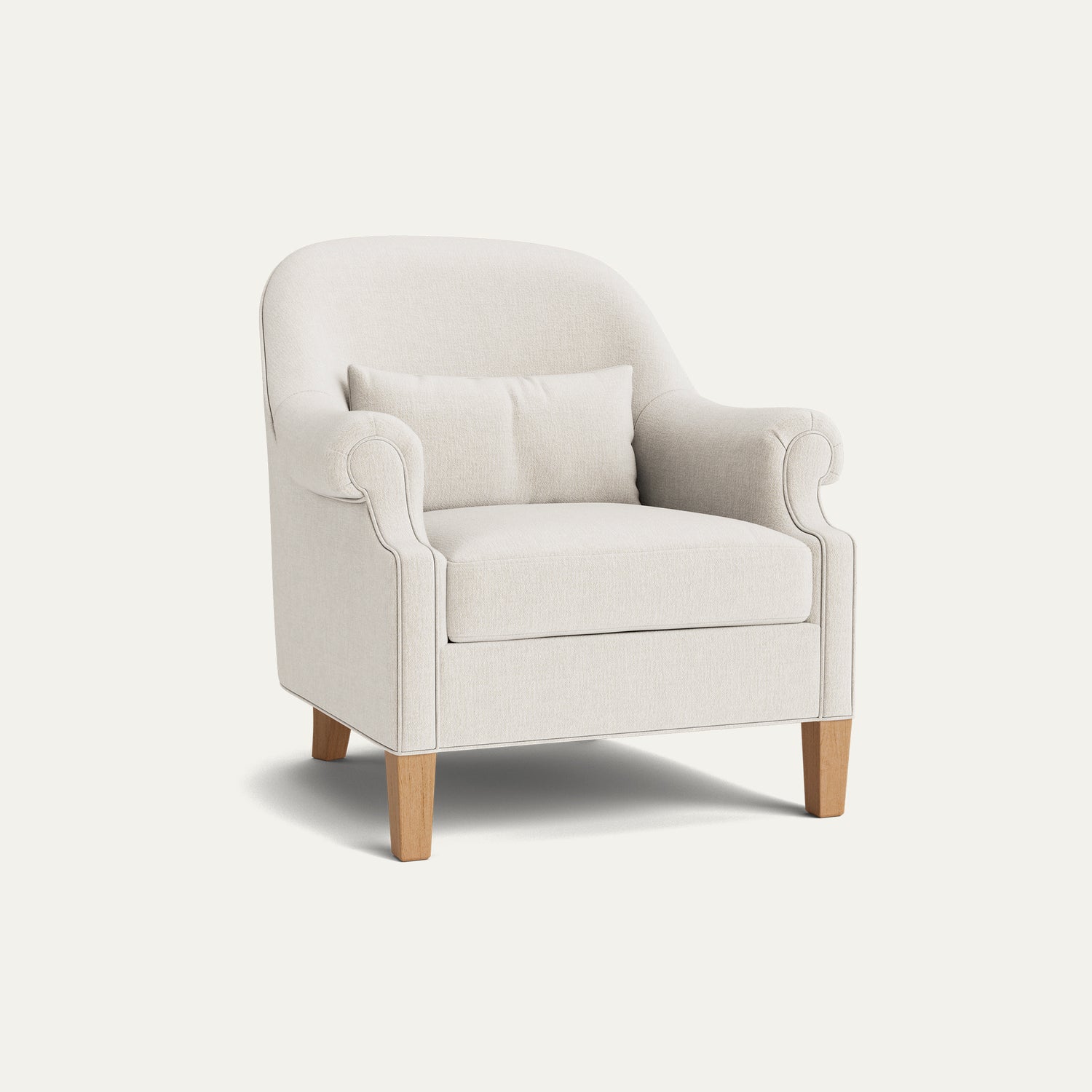 FEATURED: Shown with Legs / Oak / Self Welt