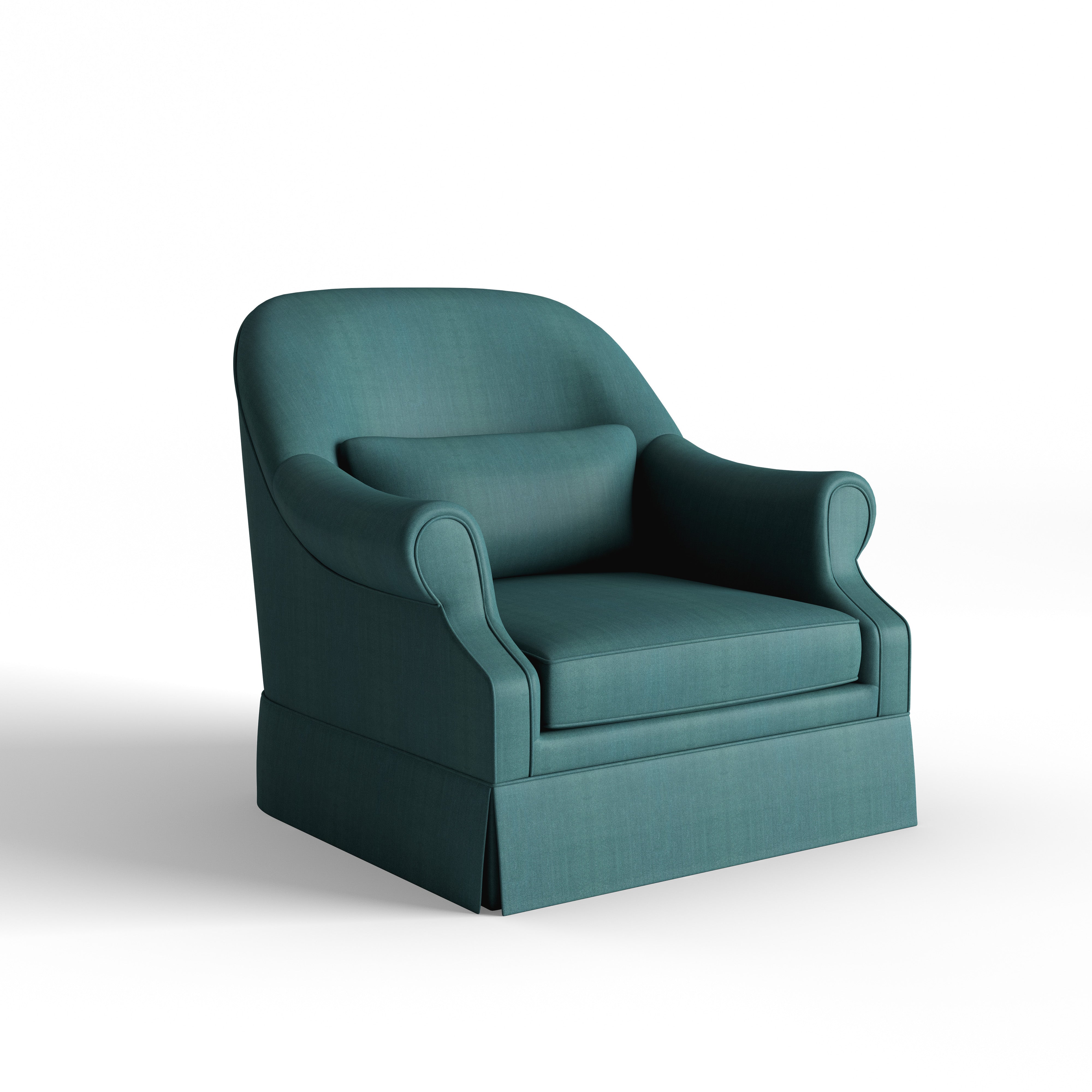 Peacock Velvet Custom Dorothy Chair