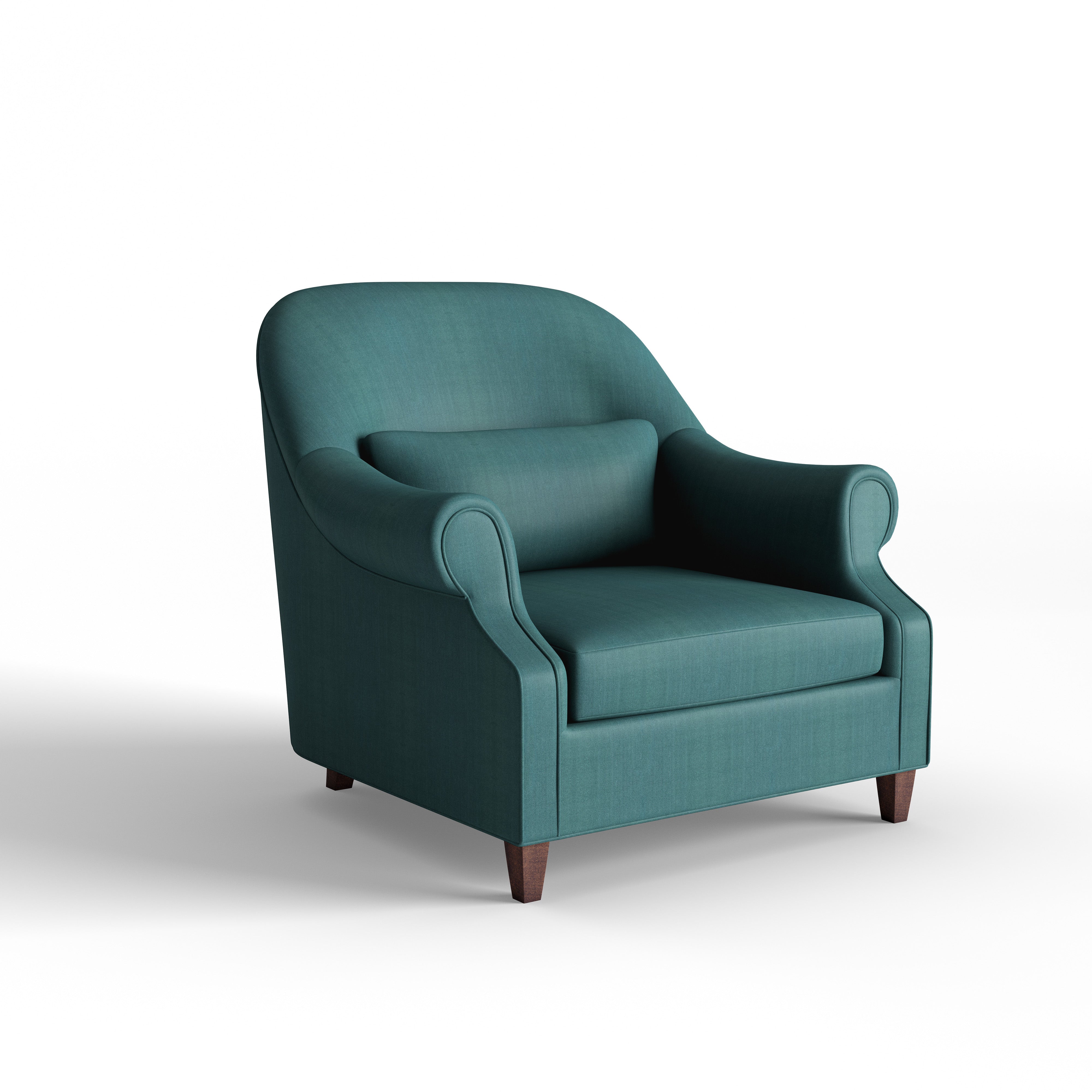 Peacock Velvet Custom Dorothy Chair - Thumbnail 2