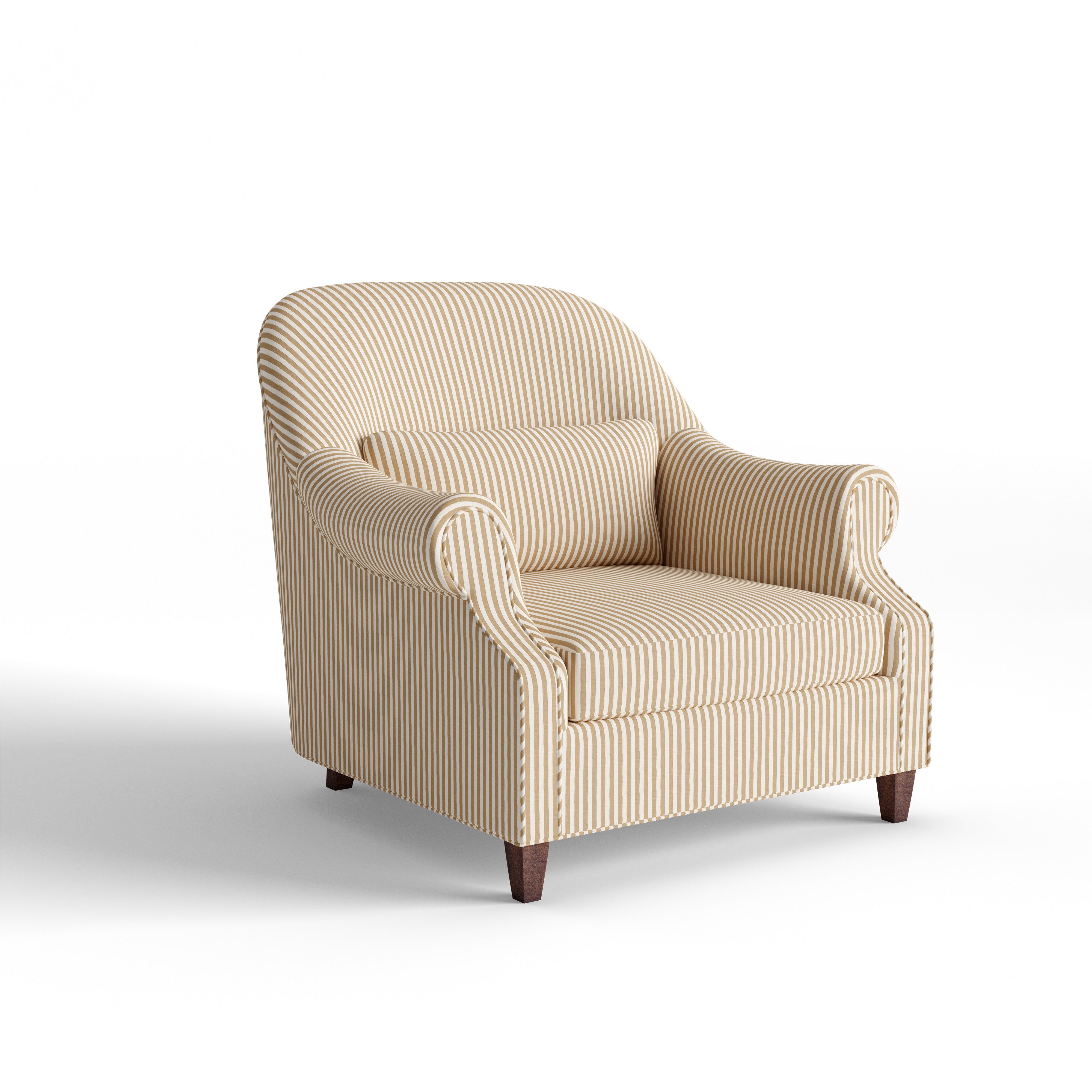 Louisa Camel Vertical Custom Dorothy Chair - Thumbnail 5