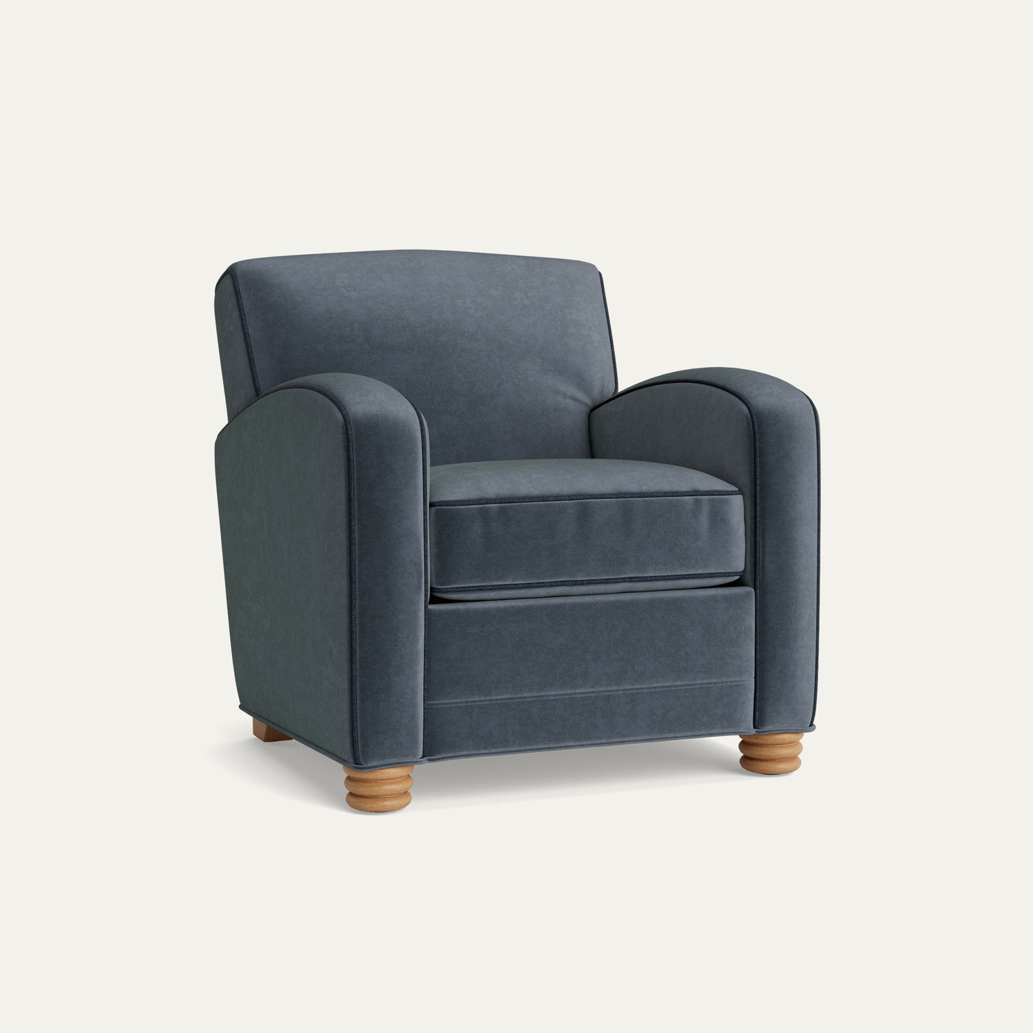 FEATURED: Shown with Rounded Stacked / Oak / Midnight Welt