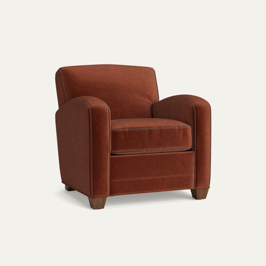 FEATURED: Shown with Tapered / Tobacco / Walnut Velvet Welt