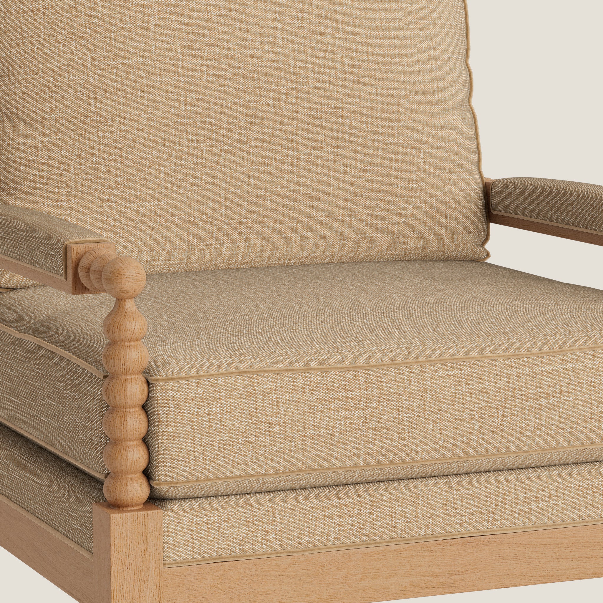 FEATURED: Shown with Oak / Camel Velvet Welt