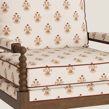 FEATURED: Shown with Tobacco / Cinnamon Velvet Welt