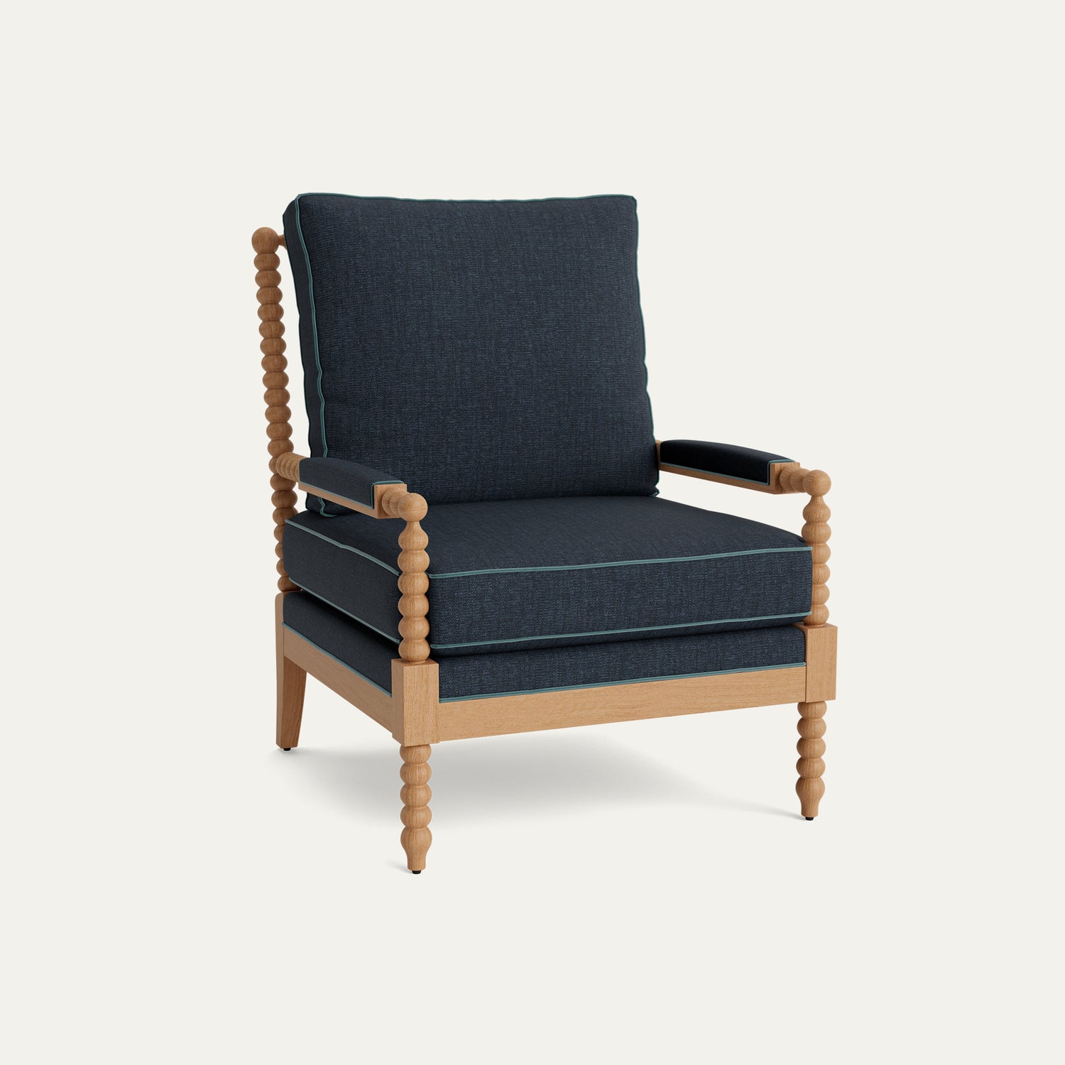 FEATURED: Shown with Oak / Peacock Velvet Welt