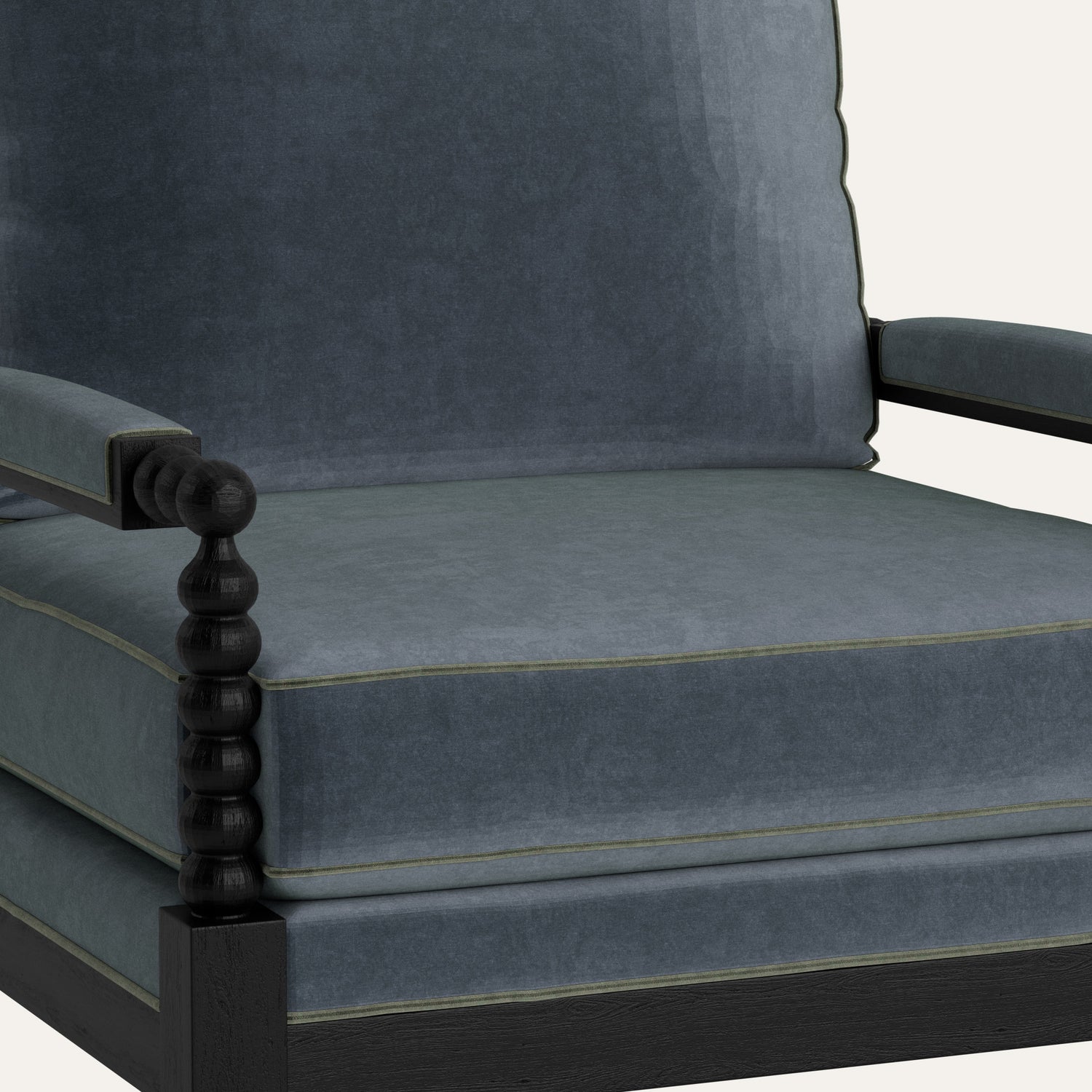 FEATURED: Shown with Ebony / Fern Velvet Welt