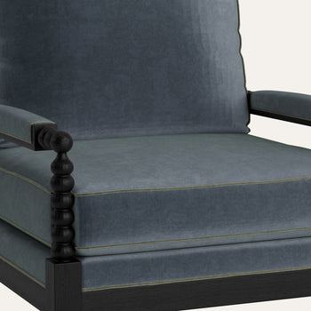 FEATURED: Shown with Ebony / Fern Velvet Welt