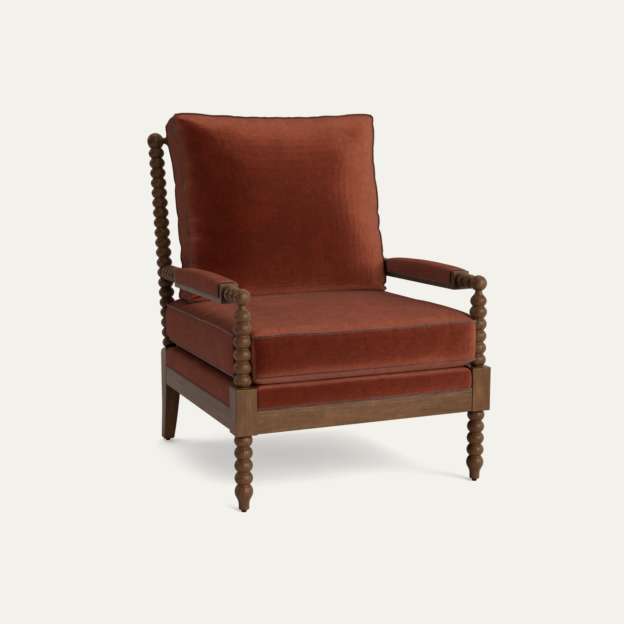 FEATURED: Shown with Tobacco / Walnut Velvet Welt