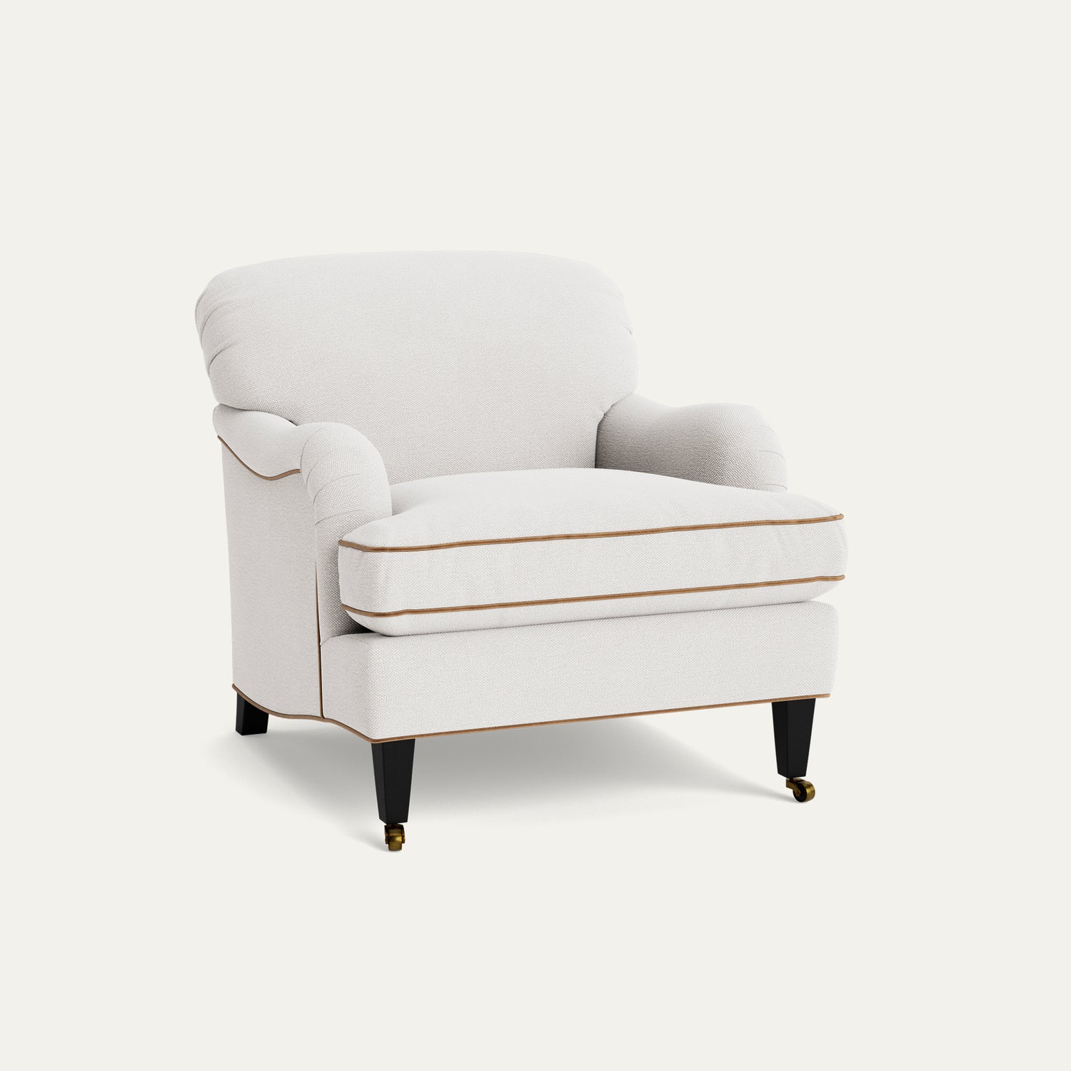 FEATURED: Shown with Ebony / Camel Velvet Welt