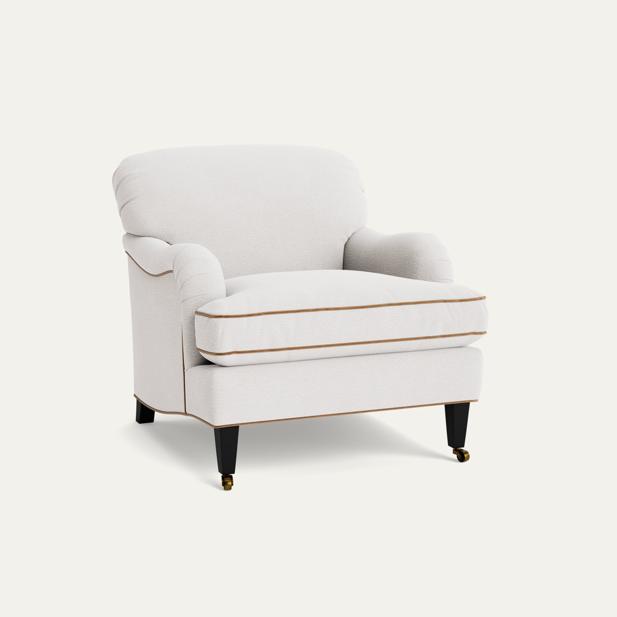 FEATURED: Shown with Ebony / Camel Velvet Welt