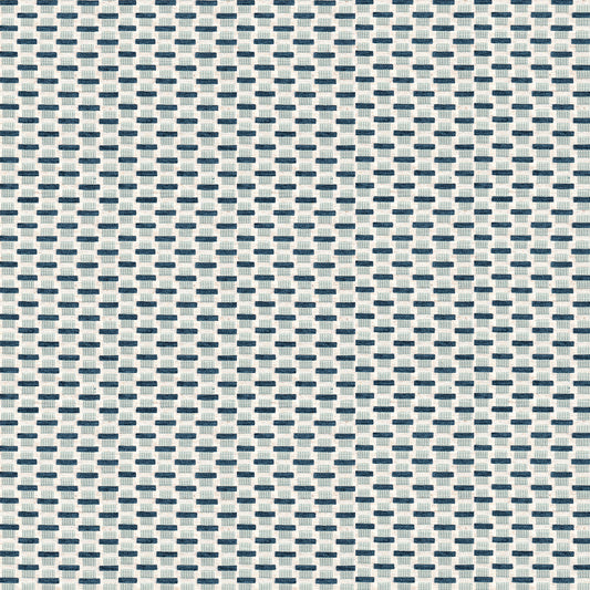 blue abstract geometric fabric