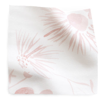 Pink Floral Pattern Cotton Swatch