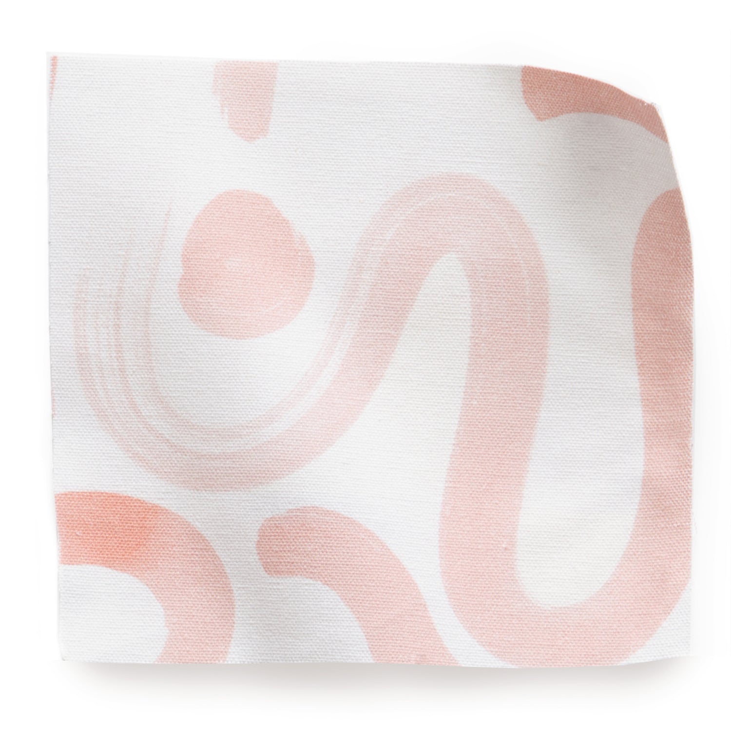 Pink Graphic Printed Cotton Swatch