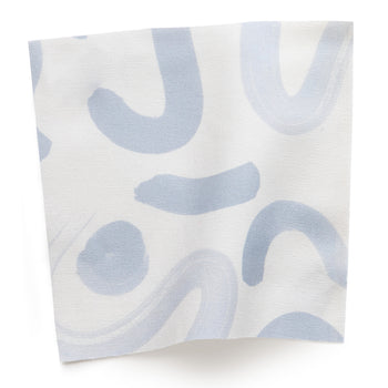 Sky Blue Printed Cotton Swatch