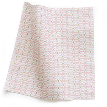 Pink Geometric Printed Cotton Swatch