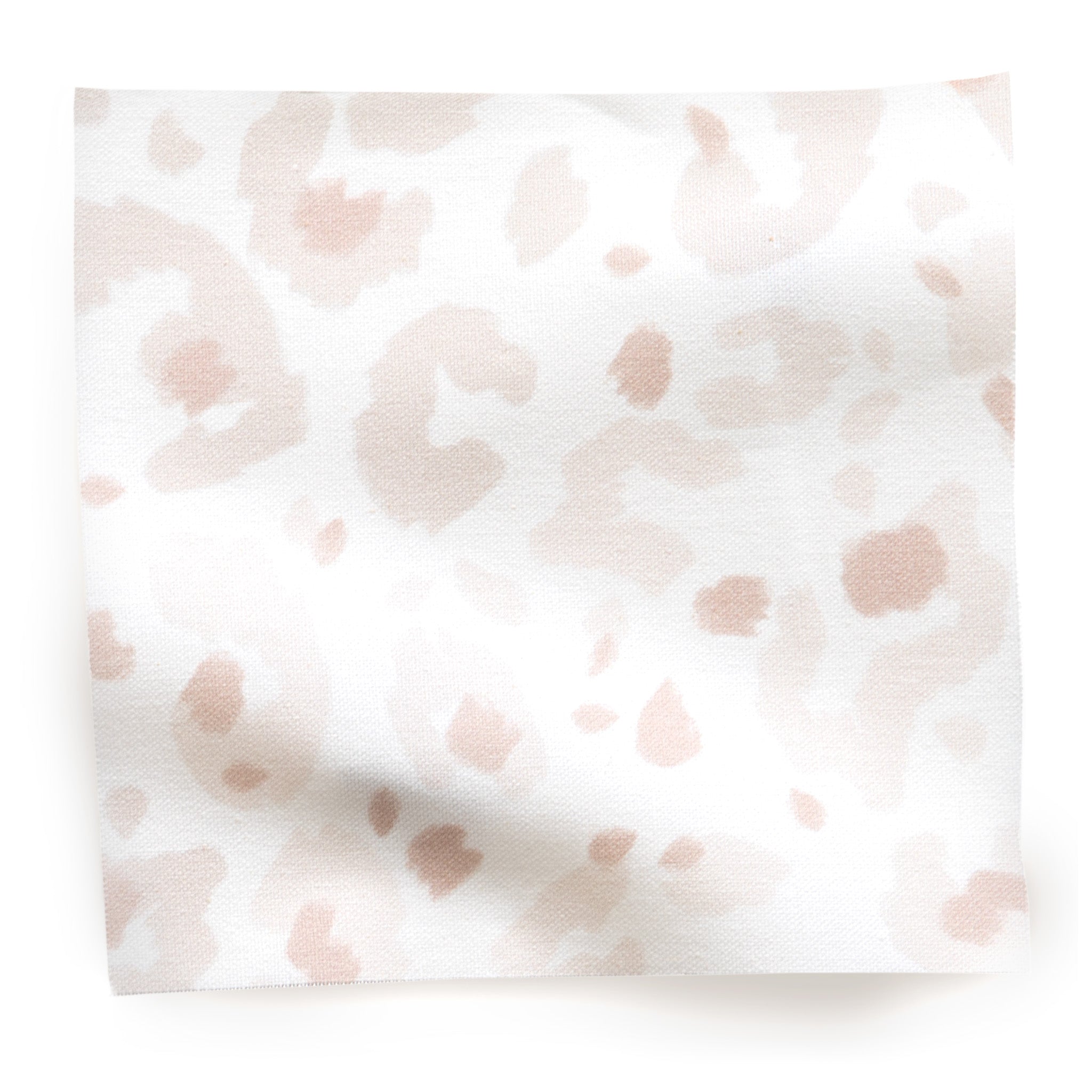 Beige Animal Print Cotton Swatch