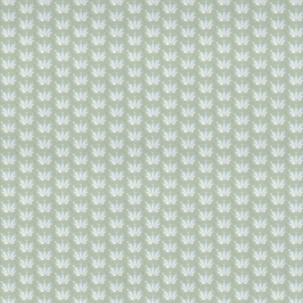 Blue and Green Clay Coated Wallpaper | Pepper Home