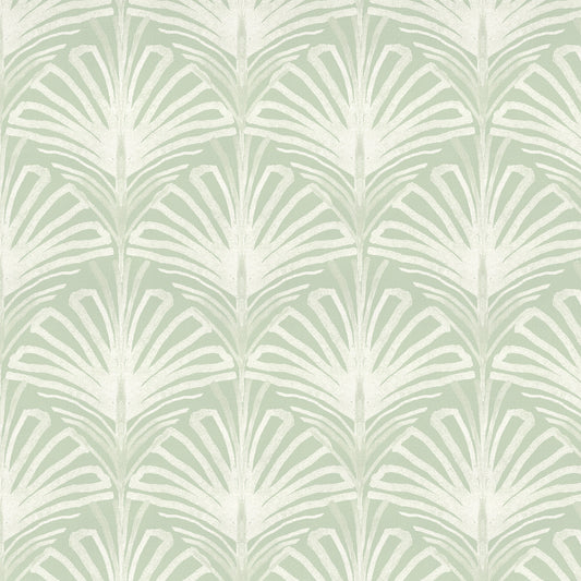 Sage Green Palm Print