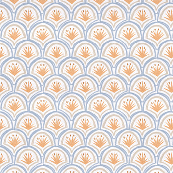 Art Deco Palm Pattern Print