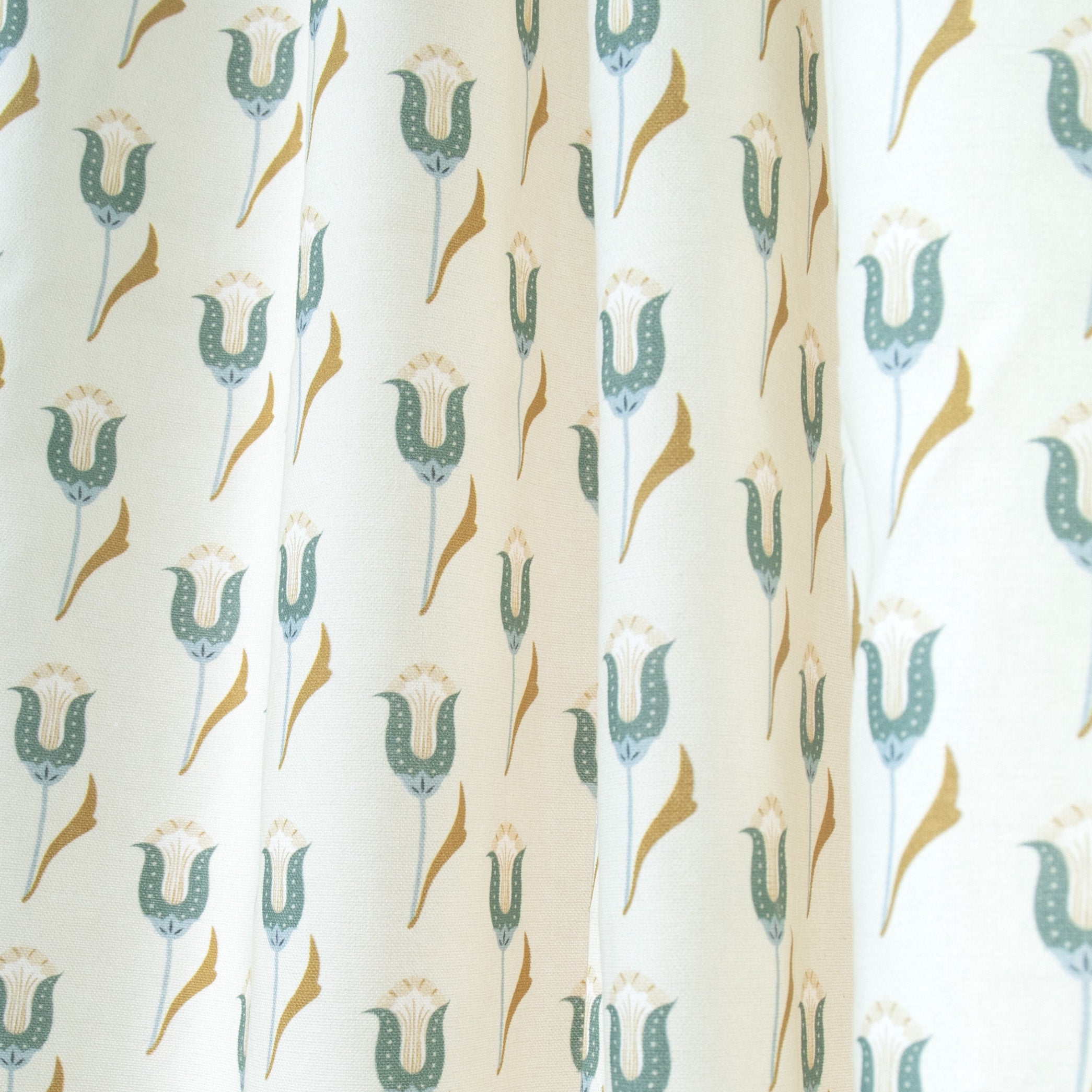 Annabelle Peacock Grommet Custom Curtain - Thumbnail 5