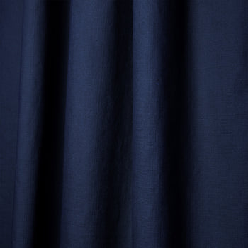 Navy Blue Curtain Close-Up