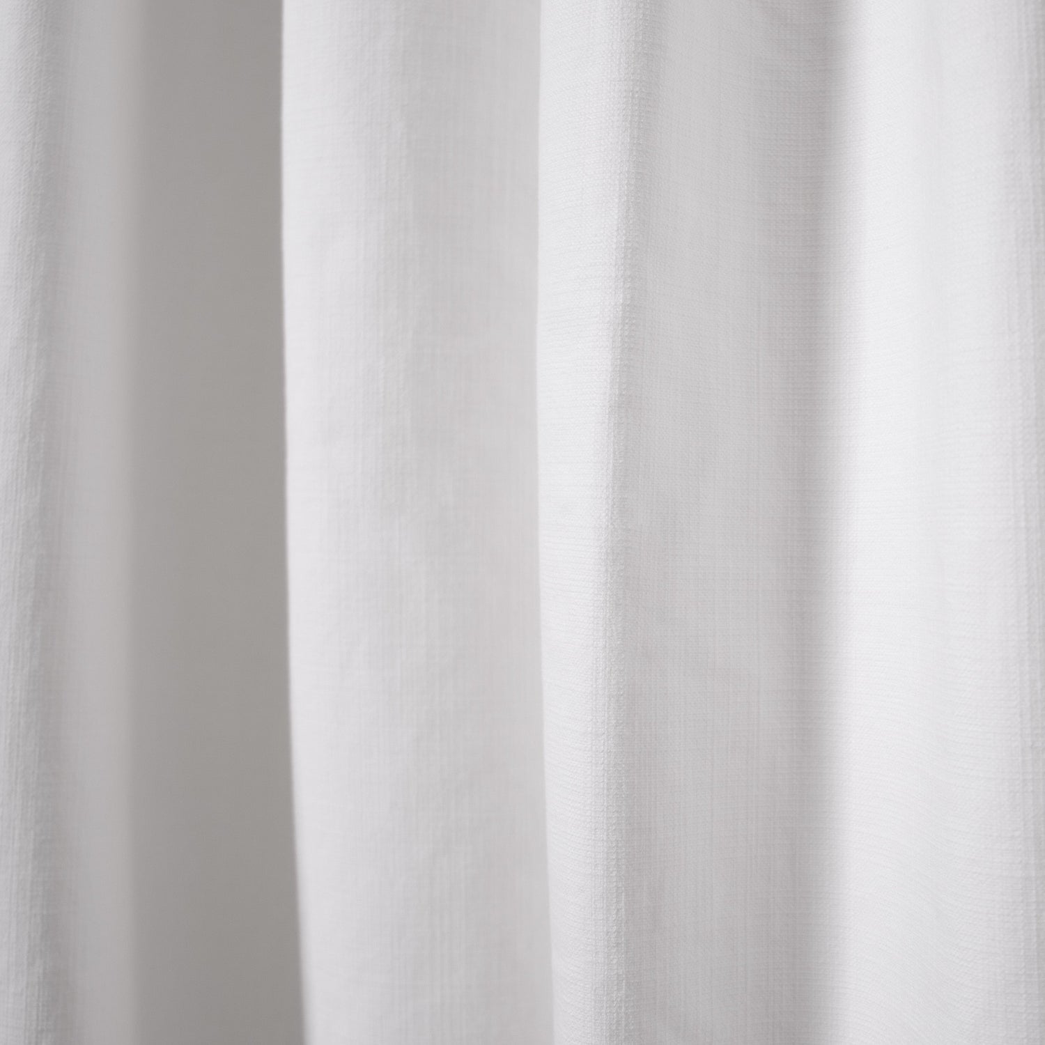 White Cotton Curtain Close-up