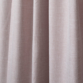 pink curtain close up 