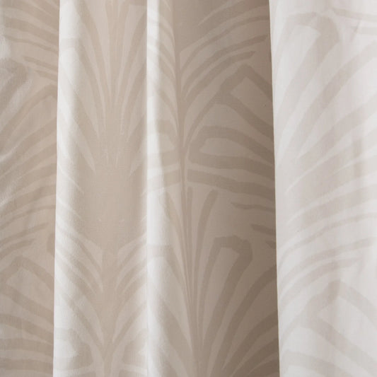 Suzy Sand Curtain - Tailored Pleat, 25"W x 87"L, Blackout Lining, No Trim