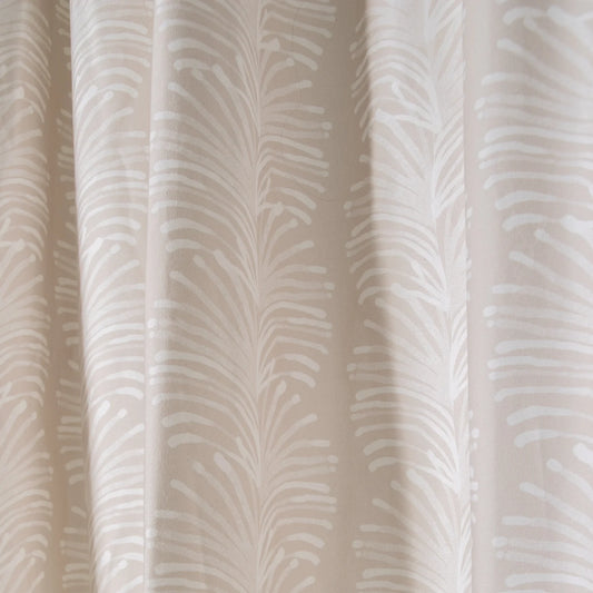 Emma Sand Curtain - Rod Pocket, 75"W x 94"L, Privacy Lining, No Trim