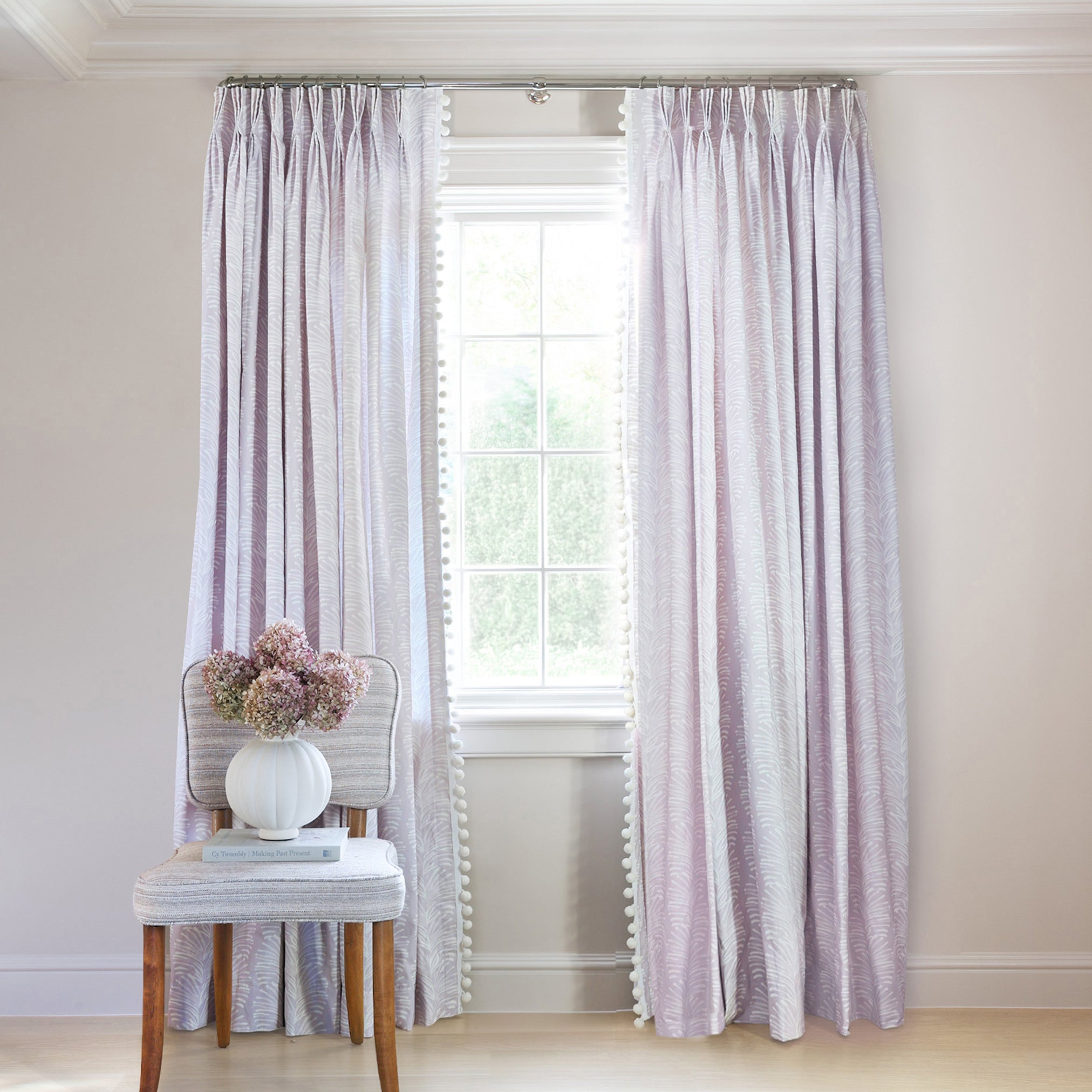 Emma Lavender Custom Curtain - Thumbnail 2