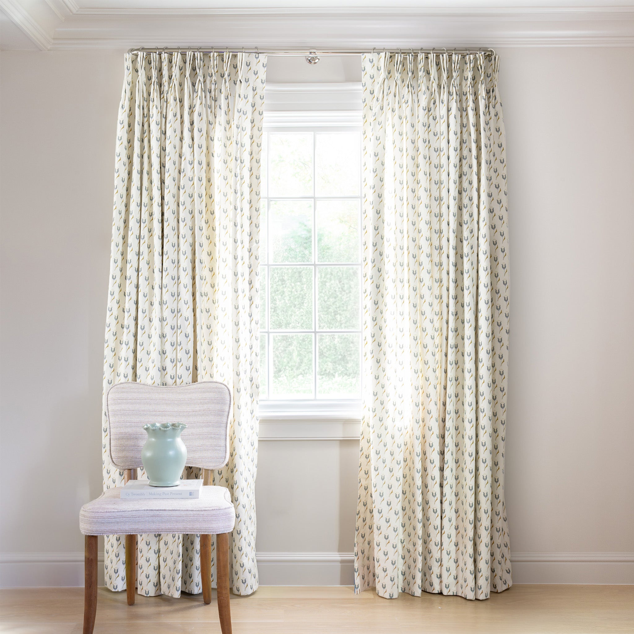 Annabelle Peacock Grommet Custom Curtain