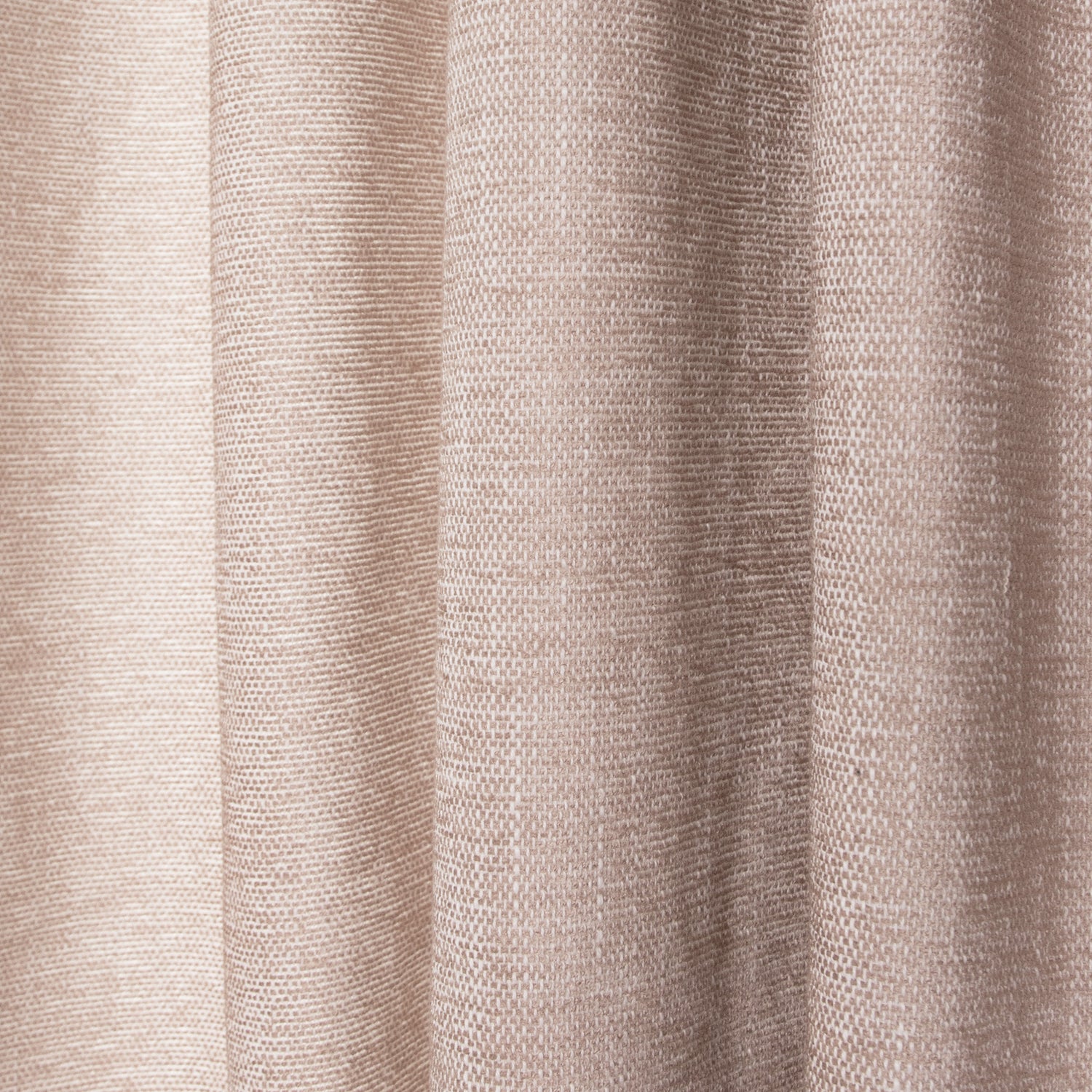 Dahlia curtain fabric in neutral tone with textured weave, made-to-order with short lead times, manufactured in the USA quality