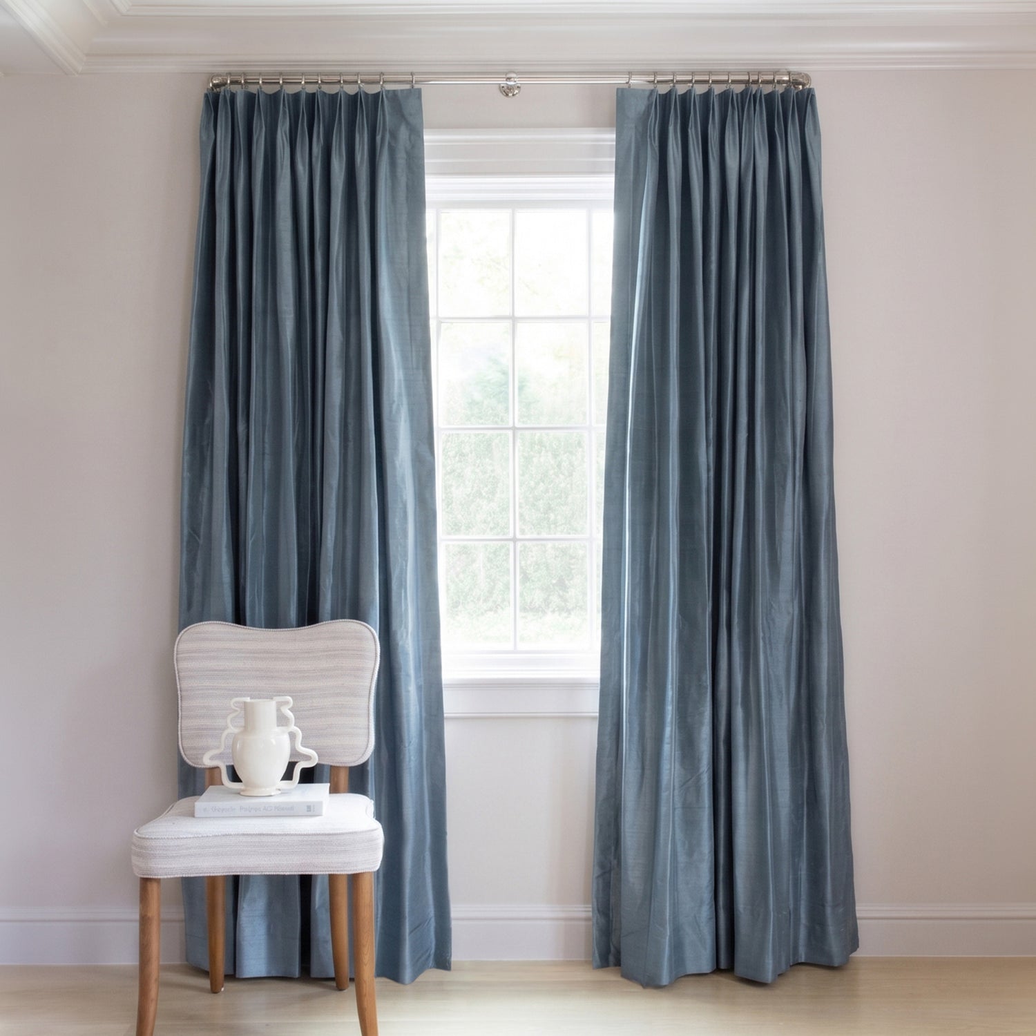 FEATURED: Shown in Tailored Pleat / Blackout